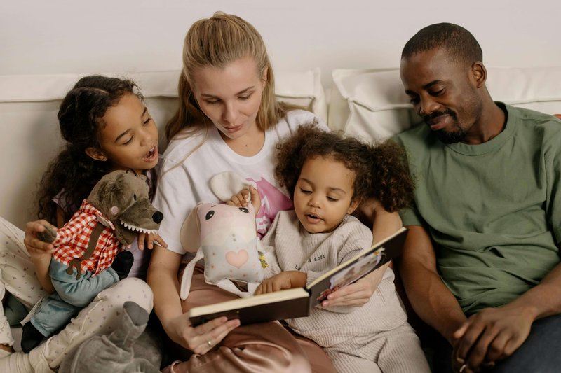 Parents Reading to Kids